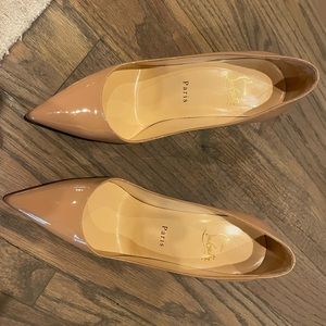 Christian Louboutin Décolleté 554 100 Patent Nude 6248